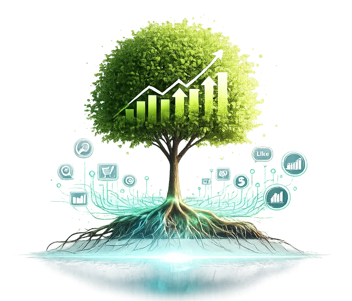 AI FORESTの成長イメージ